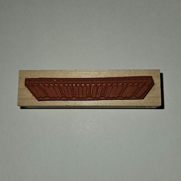 VTG Piano Keys Keyboard Rubber Stamp 2004 Stamps by Impression - Picture 5 of 7